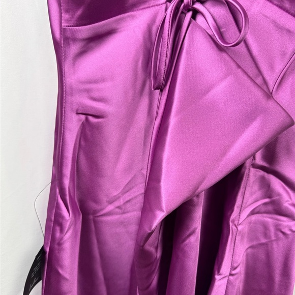 Lulus Shiny Purple Slip Dress M - Picture 5 of 7